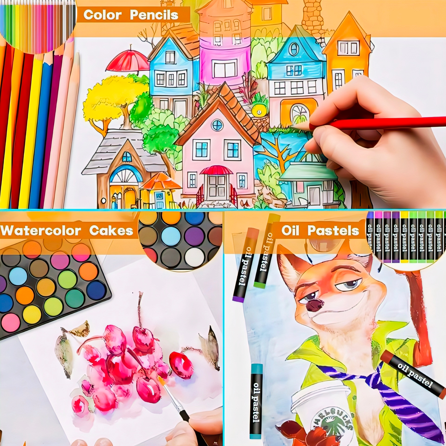 Unicorn Art & Craft Kit – 145 Piece Coloring Set