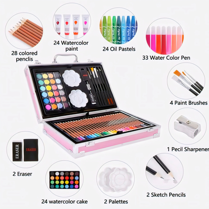 Unicorn Art & Craft Kit – 145 Piece Coloring Set