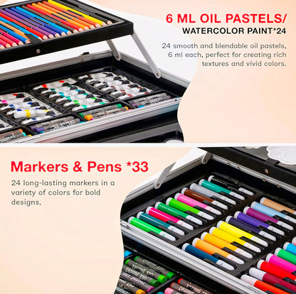 Unicorn Art & Craft Kit – 145 Piece Coloring Set